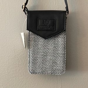 British Bag Company small crossbody!  NWT Black and gray